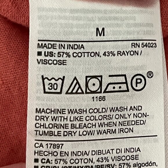 Old Navy Womens Milkmaid Maxi Dress Size M Coral Cottagecore Prairie Romantic - Picture 8 of 9